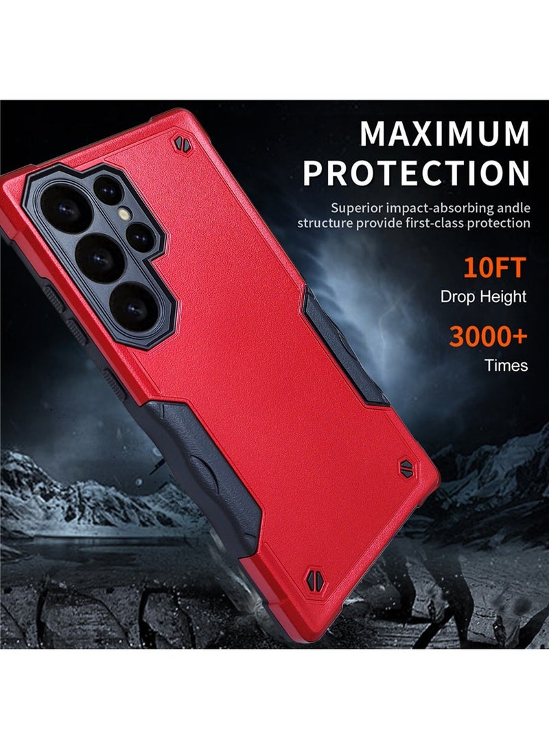 X-level Samsung Galaxy S24 Ultra Case Cover Rugged Military Support Wireless Charging Shockproof Camera Len Protection Anti-scratch Comfortable Touch Feel Hard Back Cover Phone Accessories Protector - Image 3