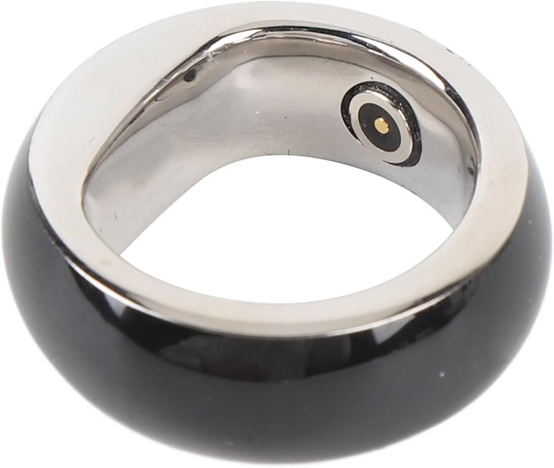 خاتم ذكي عداد IP67 جل بوليمر بطارية 7 أيام تذكير الصلاة أندرويد iOS مقاس 10 - Image 1