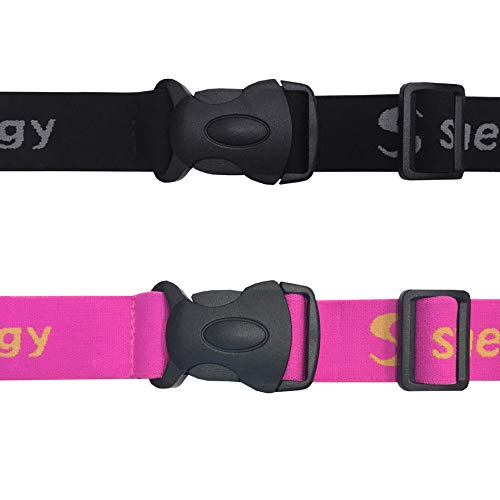 Synergy Running/Triathlon Race Day Number Belt 2-Pack (Black/Pink 2-Pack) - Image 3