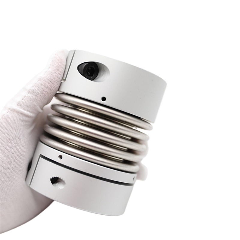 Aluminum Alloy Bellows Coupling Stainless Steel Elastic High Torque Motor Coupling Size 6.35 x9.525 - Image 4