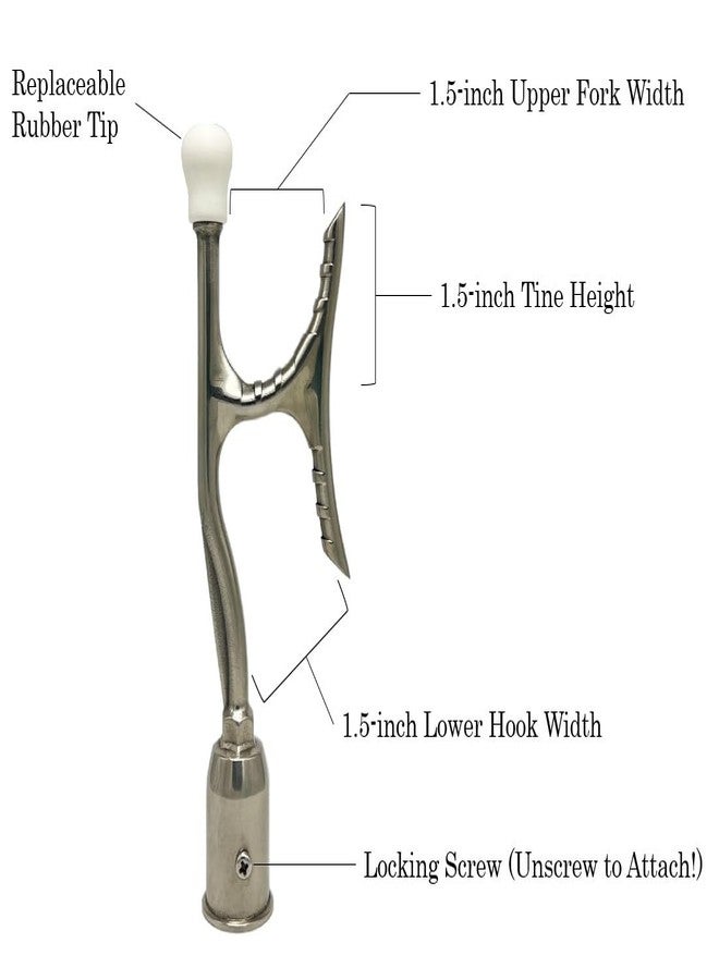 Avibo Marine-Grade Steel Hook for Extension Pole | Boat, Ship, and Open Ocean Marine-Grade Steel Hook | Grab Lines | Dock Boats | Extend Reach - Image 4
