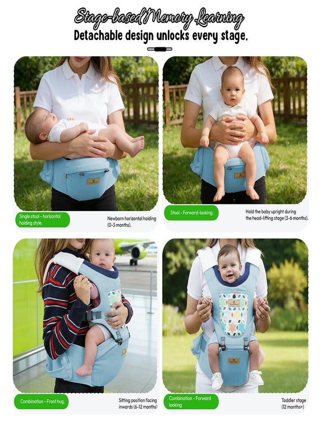 StarAndDaisy Baby Carrier for 0 to 3 Year with Soft Cushioned Hip Seat | Sling Baby Carrier with 2 Storage Pockets | | Soft Cushioned Baby Carry Bag for Newborn to Toddler - Image 4