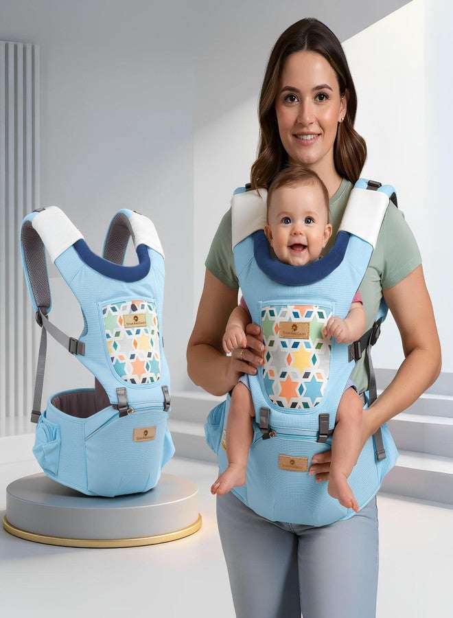 StarAndDaisy Baby Carrier for 0 to 3 Year with Soft Cushioned Hip Seat | Sling Baby Carrier with 2 Storage Pockets | | Soft Cushioned Baby Carry Bag for Newborn to Toddler - Image 1