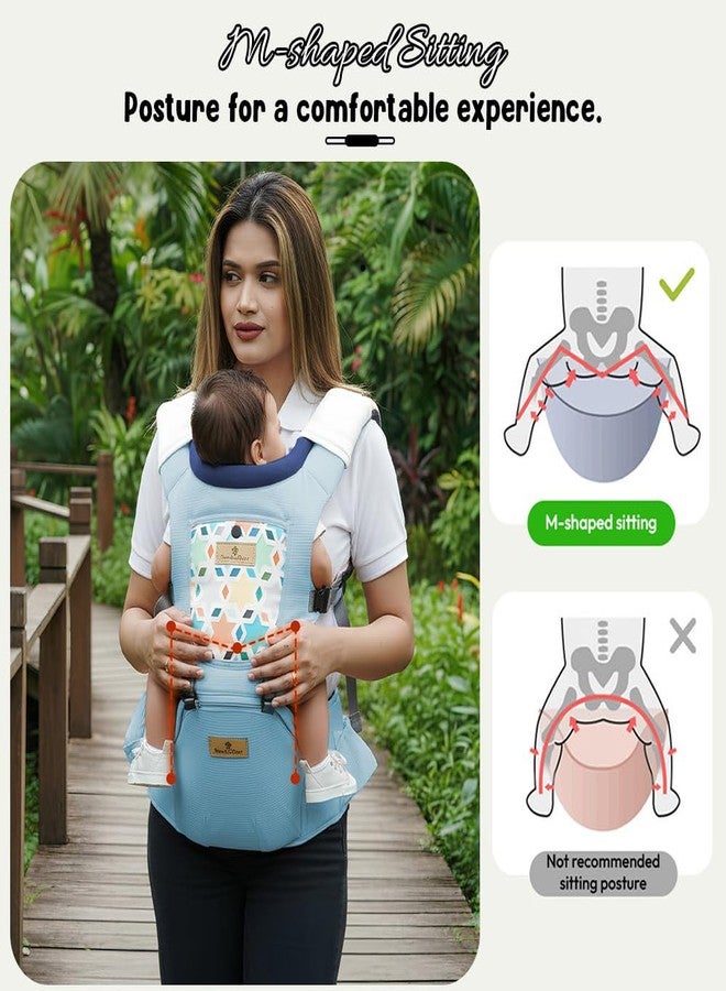 StarAndDaisy Baby Carrier for 0 to 3 Year with Soft Cushioned Hip Seat | Sling Baby Carrier with 2 Storage Pockets | | Soft Cushioned Baby Carry Bag for Newborn to Toddler - Image 5