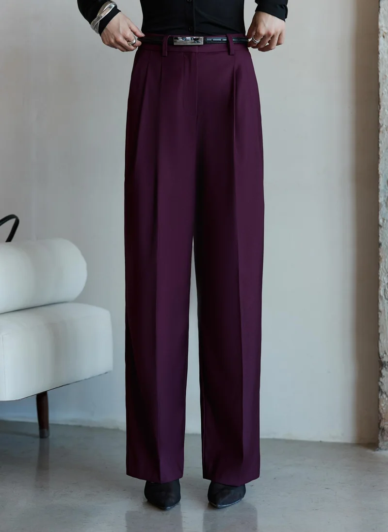 Lichi Loose-fitting trousers with waist pleats