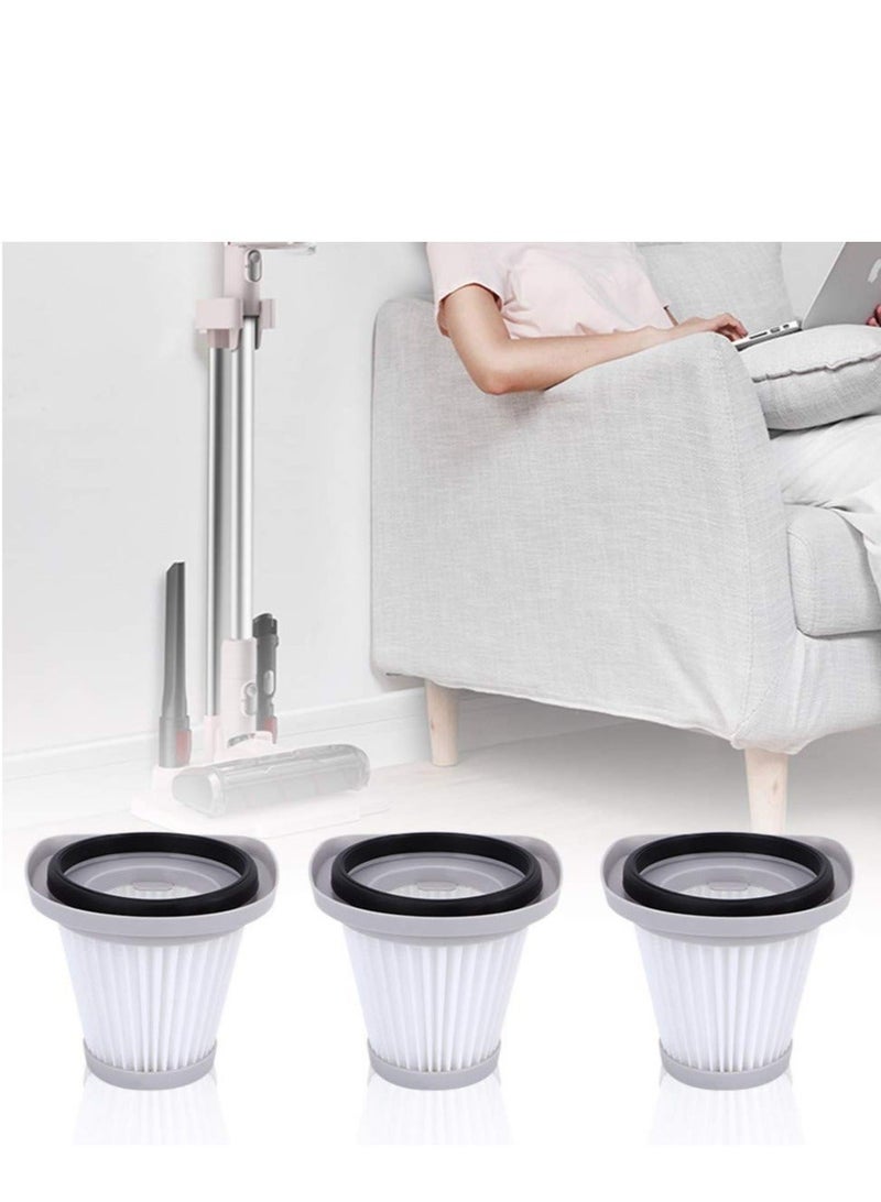 5 قطع فلتر مكنسة كهربائية بديل، فلتر استبدال مكنسة كهربائية، متوافق مع مكنسة SC861 SC861A، مناسب لملحقات فلتر المكنسة اليدوية - Image 1