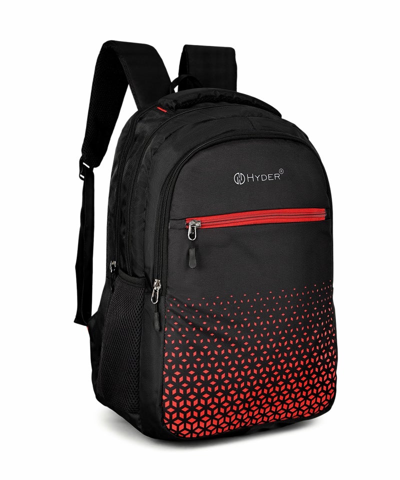 HYDER Glitch 35L Multipurpose Backpack For Men,Women, Boys And Girls Bags for College, School, Travel, Office and Daily Use - Durable, Comfortable, and Stylish Bag/Backpacks (Black) - Image 1