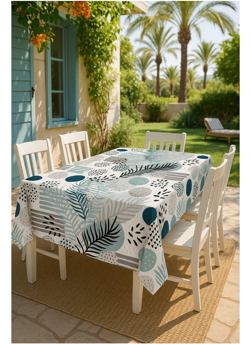 Decorior - Moan - Laserfoamex Premium Quality Tablecloth – Modern & Classic Elegant Design – Stain Resistant & Easy to Clean – Perfect for Summers, Trips, Kitchen & Gifts – Lasting Colors (tru1002, 60x80cm) - Image 1