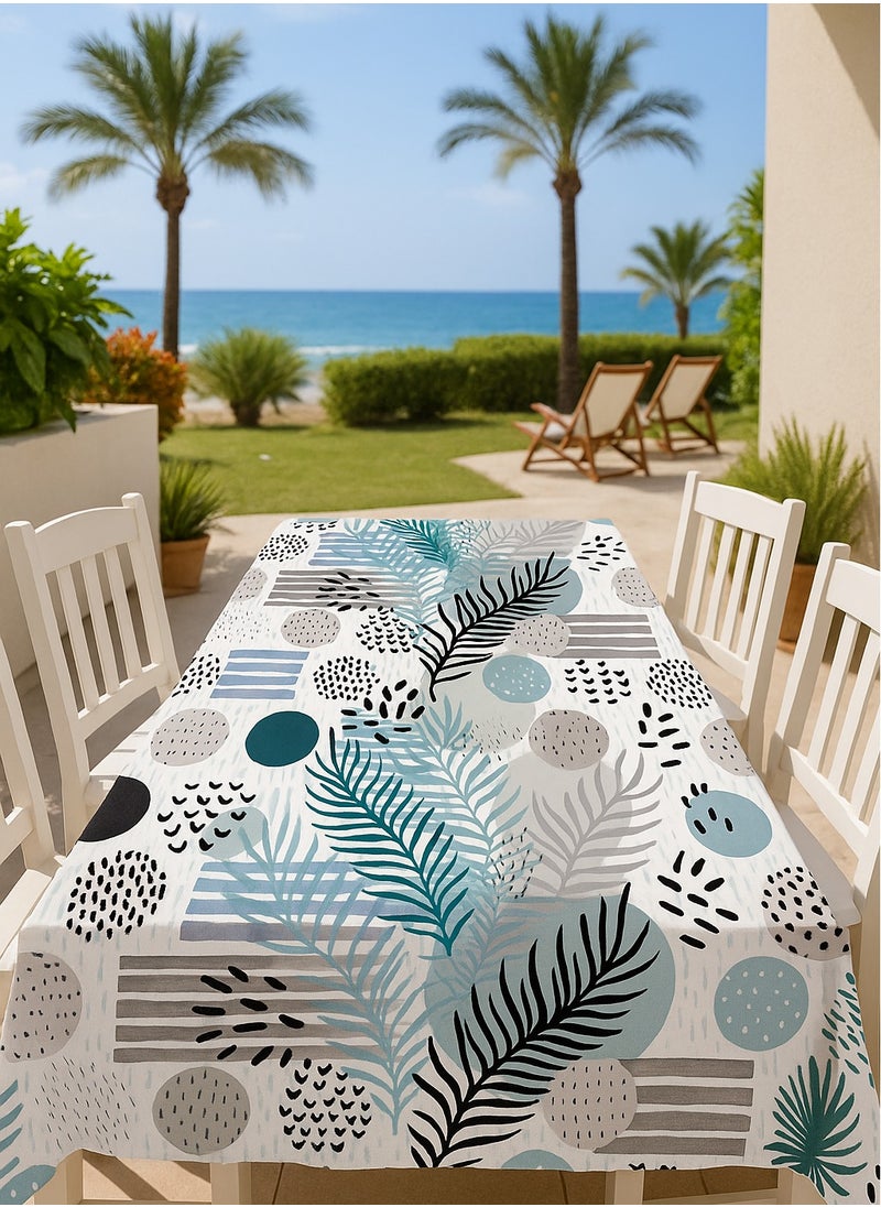 Decorior - Moan - Laserfoamex Premium Quality Tablecloth – Modern & Classic Elegant Design – Stain Resistant & Easy to Clean – Perfect for Summers, Trips, Kitchen & Gifts – Lasting Colors (tru1002, 60x80cm) - Image 1