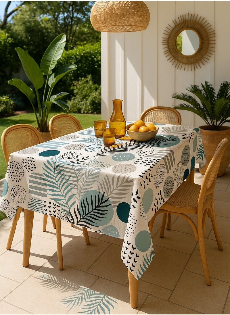 Decorior - Moan - Laserfoamex Premium Quality Tablecloth – Modern & Classic Elegant Design – Stain Resistant & Easy to Clean – Perfect for Summers, Trips, Kitchen & Gifts – Lasting Colors (tru1002, 60x80cm) - Image 1
