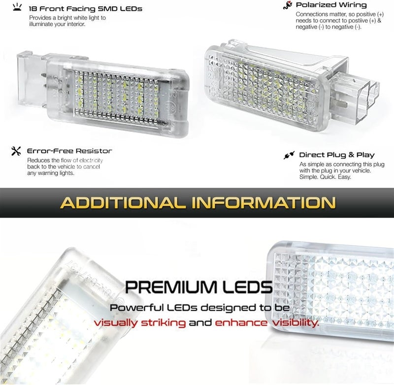Wivplex LED Footwell Light Kit for Cars - Image 3