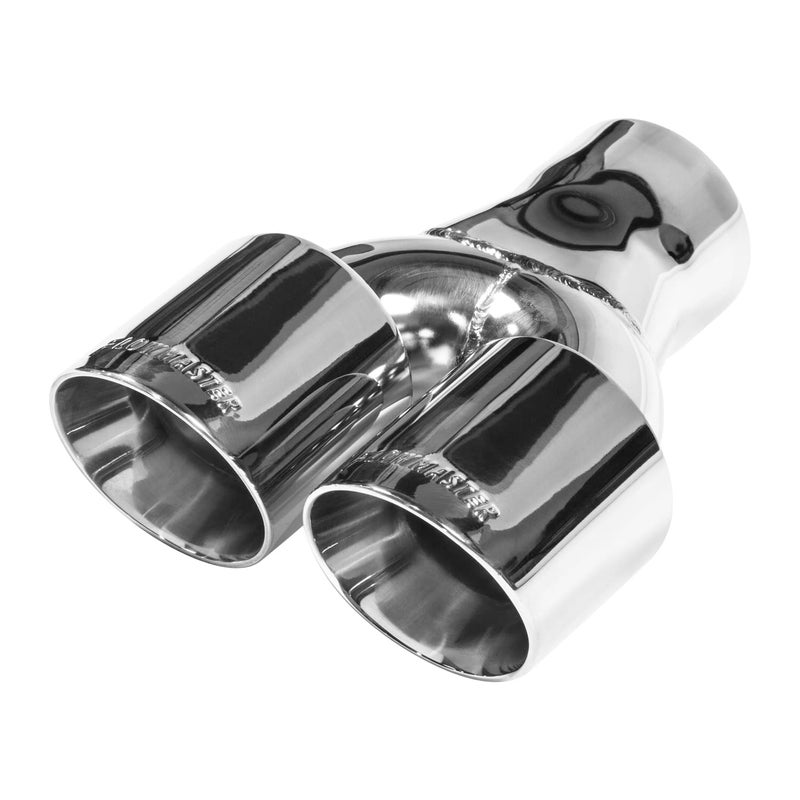 FLOWMASTER Flowmaster 15402 Ss Exhaust Tip 3.0"In X 3.5" Dual Ang. Weld - Image 1