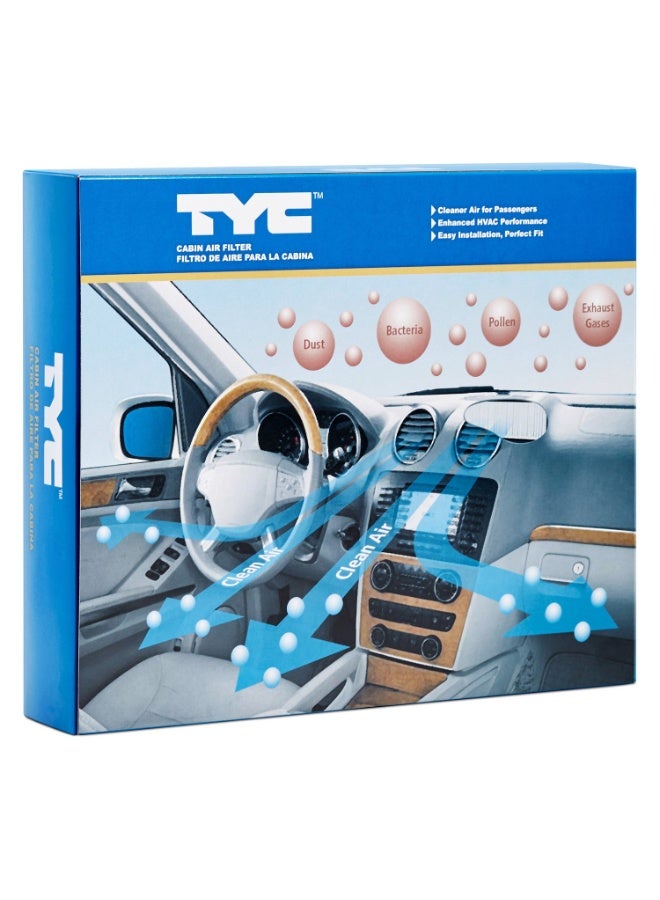 TYC Cabin Air Filter Activated Carbon for Lexus IS, GS, RC, LS & RX Series - High-Efficiency AC Dust & TYC Odor Filter - Replaces OEM 87139-30100, 87139-50100 - Image 2