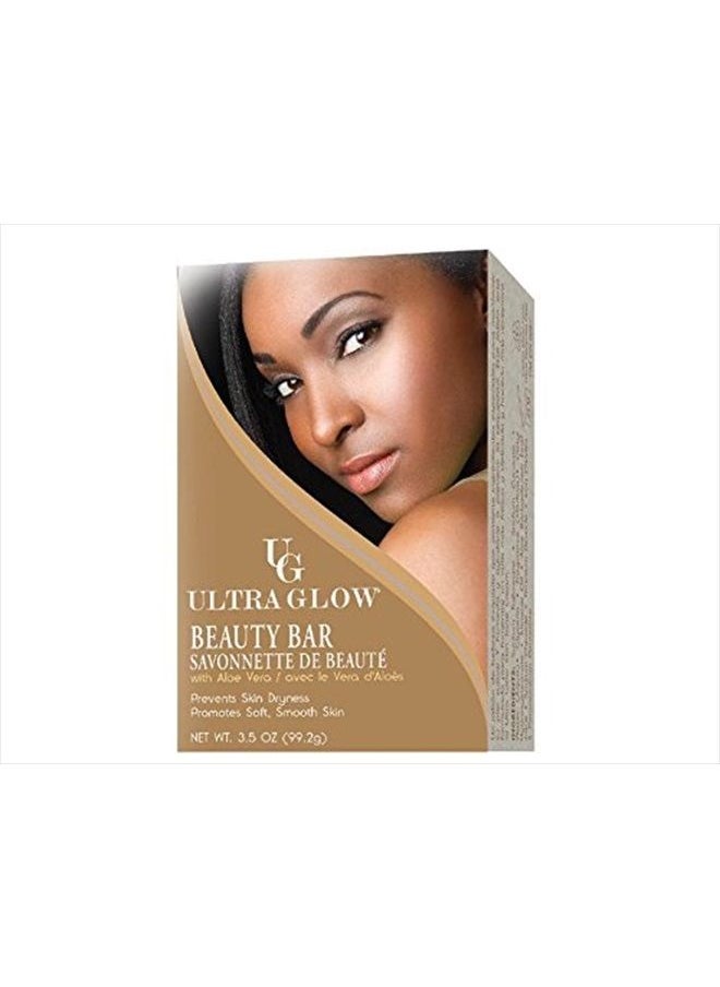 Ultra Glow - Beauty Bar With Aloe Vera, 3.5 Ounce - Image 1