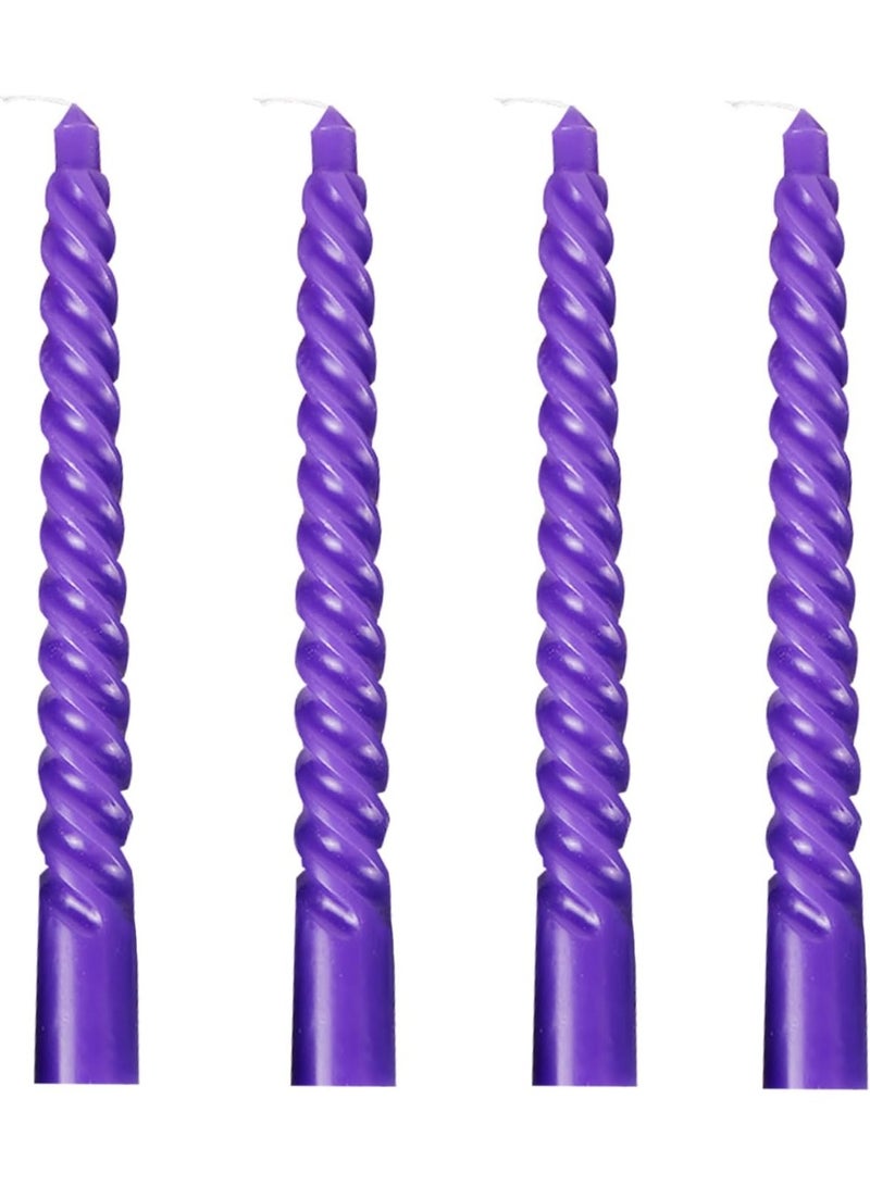 Classic 4PCS Premium Spiral Cone Candles - Elegant Ramadan/Eid Decor, Long-Lasting Scented Candles for Wedding/Party/Home - Image 2