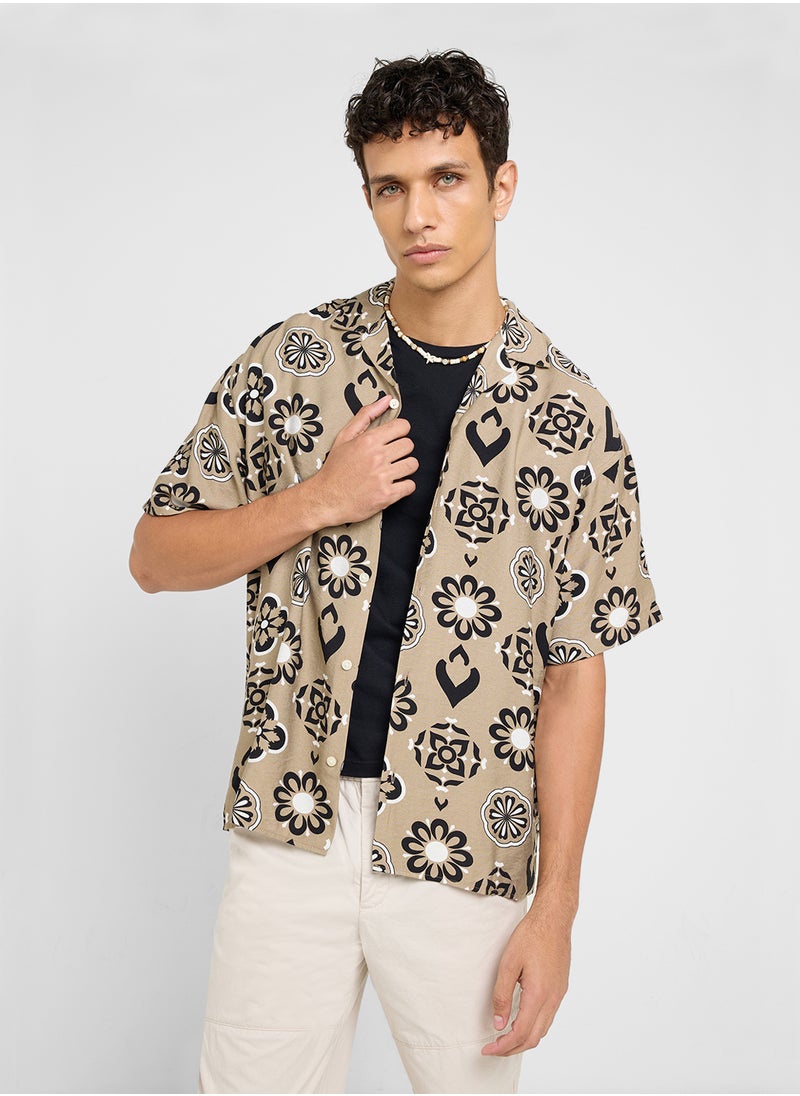 JACK & JONES Jjeurban Printed Shirt  - Image 1