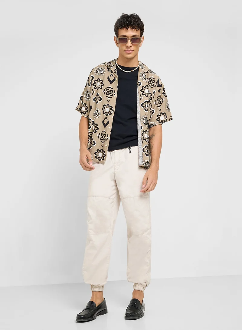 JACK & JONES  Graphic Relaxed Fit Shirt for Men | Best Price UAE