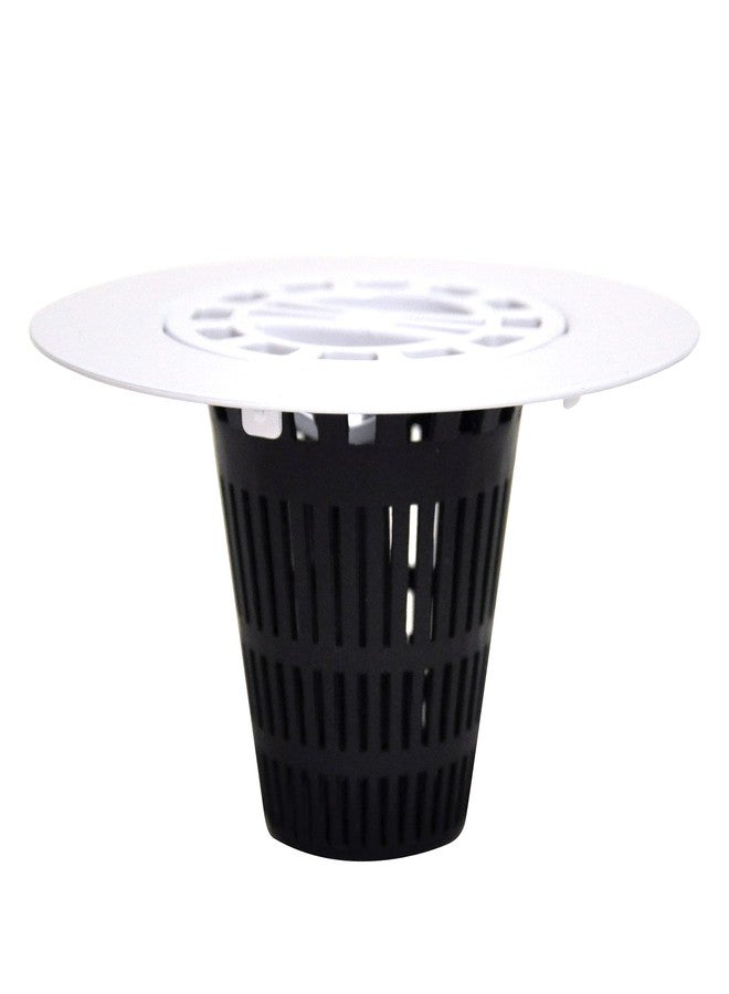 DANCO Hair Catcher for Stand-Alone Shower Drain Cover | 3-inch Shower Drain Openings | Strainer Snare | White (10533IP)