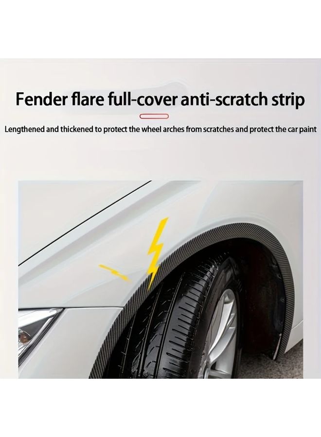 4pcs Universal Car Wheel Arch Protector Matte PVC Scratch Guard 59.06in - Image 5