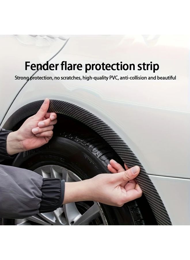 4pcs Universal Car Wheel Arch Protector Matte PVC Scratch Guard 59.06in - Image 3