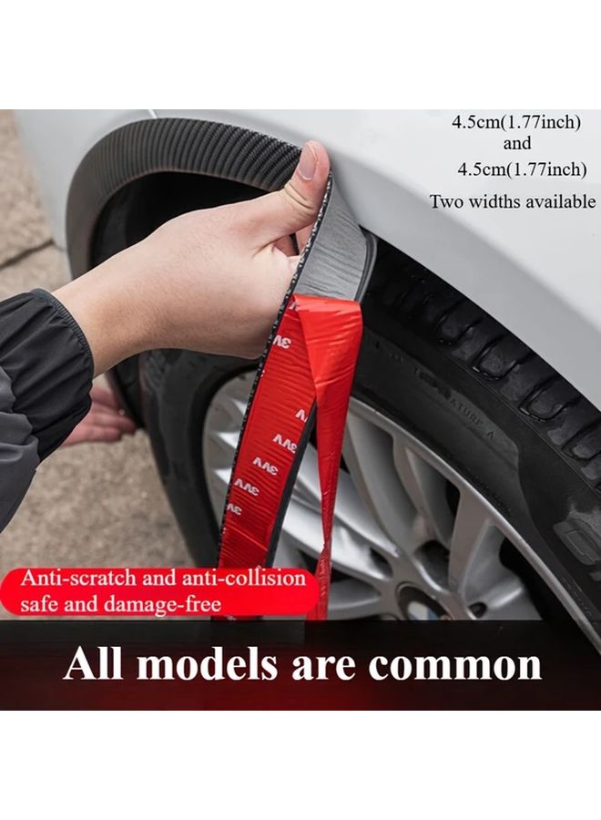 4pcs Universal Car Wheel Arch Protector Matte PVC Scratch Guard 59.06in - Image 4