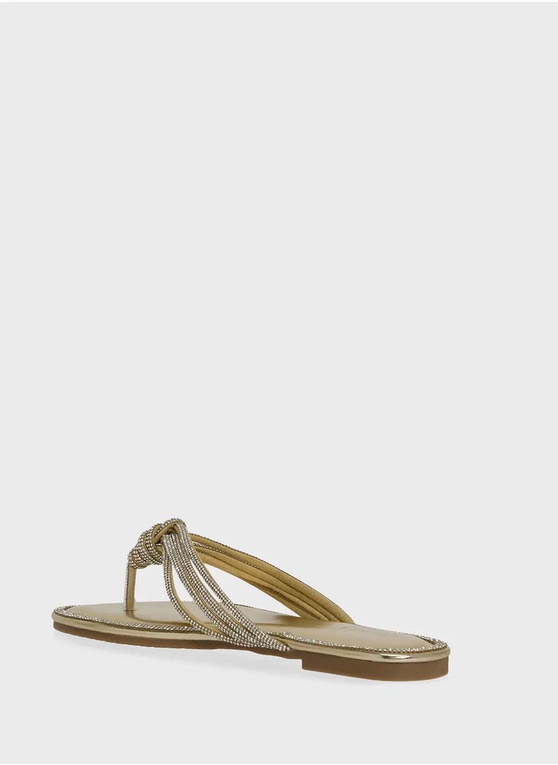 خزانة Sparkly Thong Sandal
