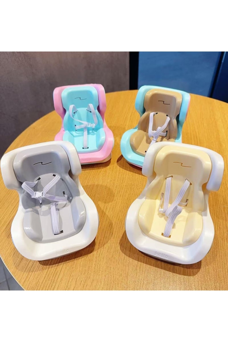 Firasa Doll car seat Compatible with 17cm Labu with Air Vent Clip and Desktop Display, Cute and Functional Car Ornament for Blind Box Doll Fans, Collectors - Image 2