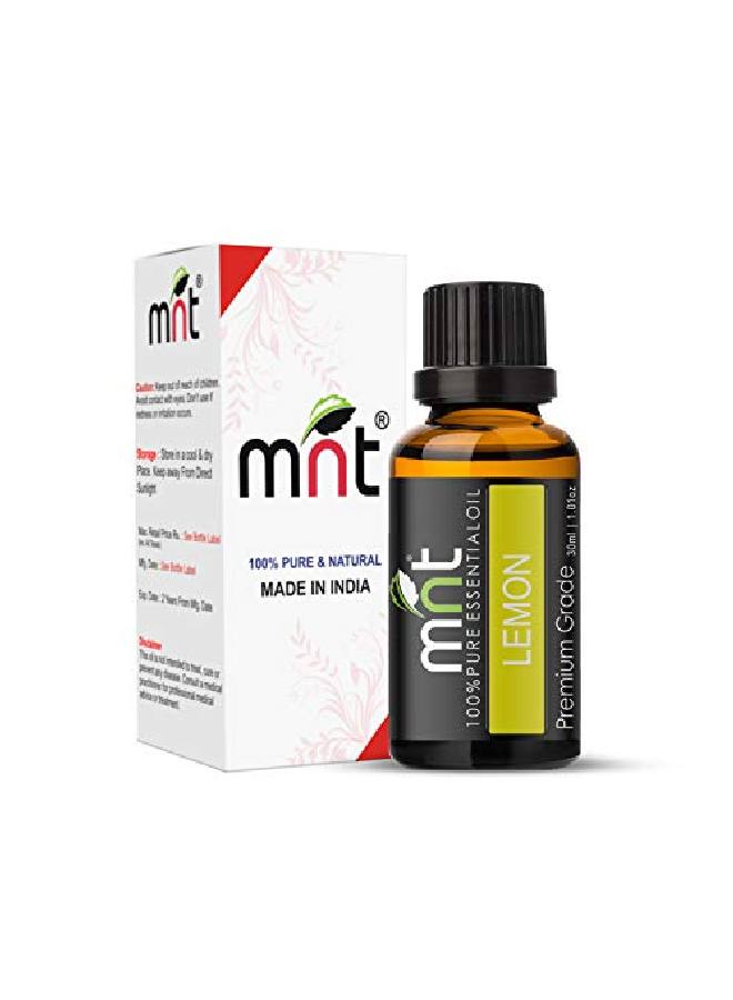 MNT Lemon Essential Oil 100% Pure & l Therapeutic Grade Oil for Healthier Skin Hair Body Face and Aromatherapy (30ML) - Image 2