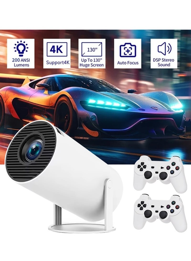 Mini Gaming Projector with 2.4G wireless game console gamepad 3D Game 4K Android 11.0 Portable Projector  - Image 3