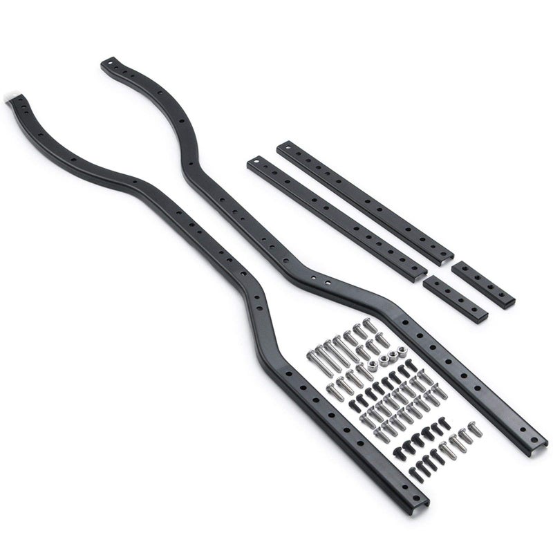 RCHUBAM RCHub Metal RC Frame Rails Chassis Frame Beam for 110 Axial SCX10 RC Crawler Car Truck - Image 3