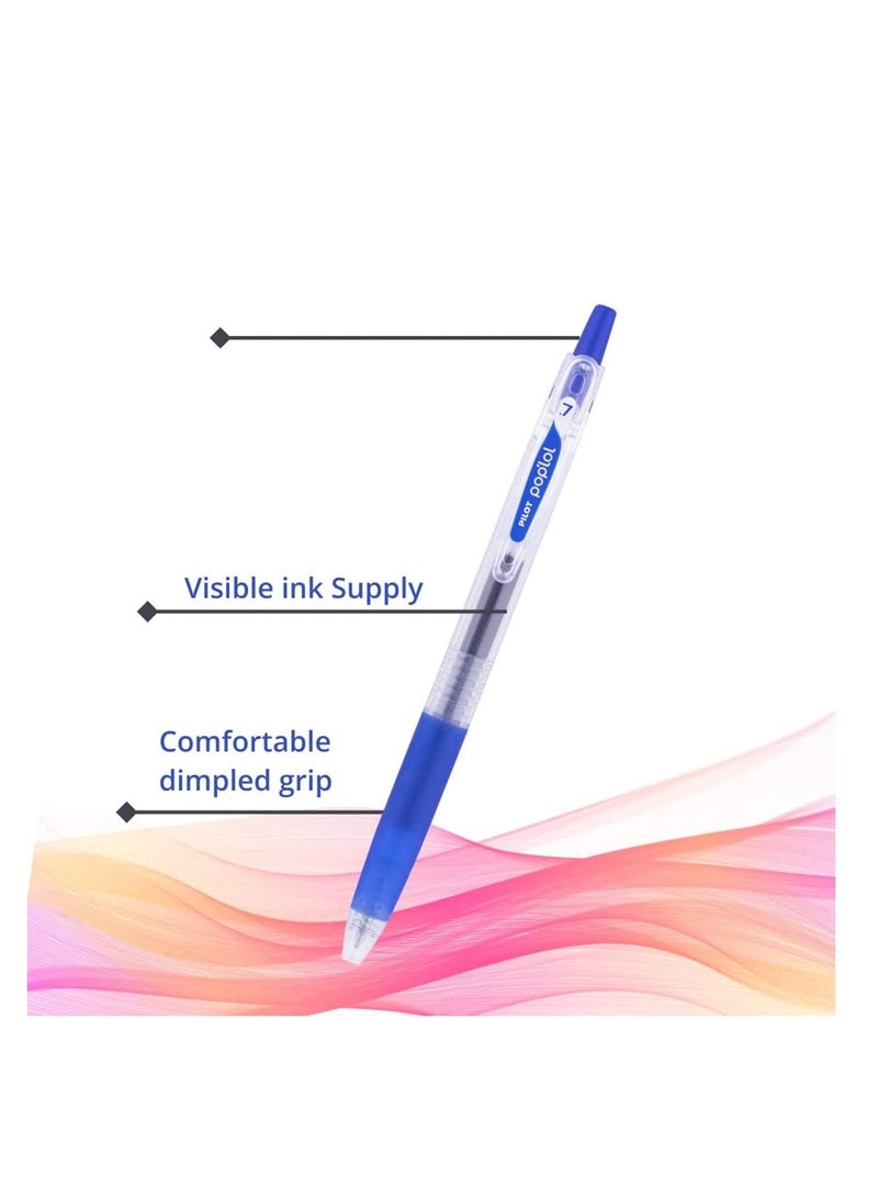 PILOT 4-Piece Gel Ink Roller Pen Black Ink - Image 3