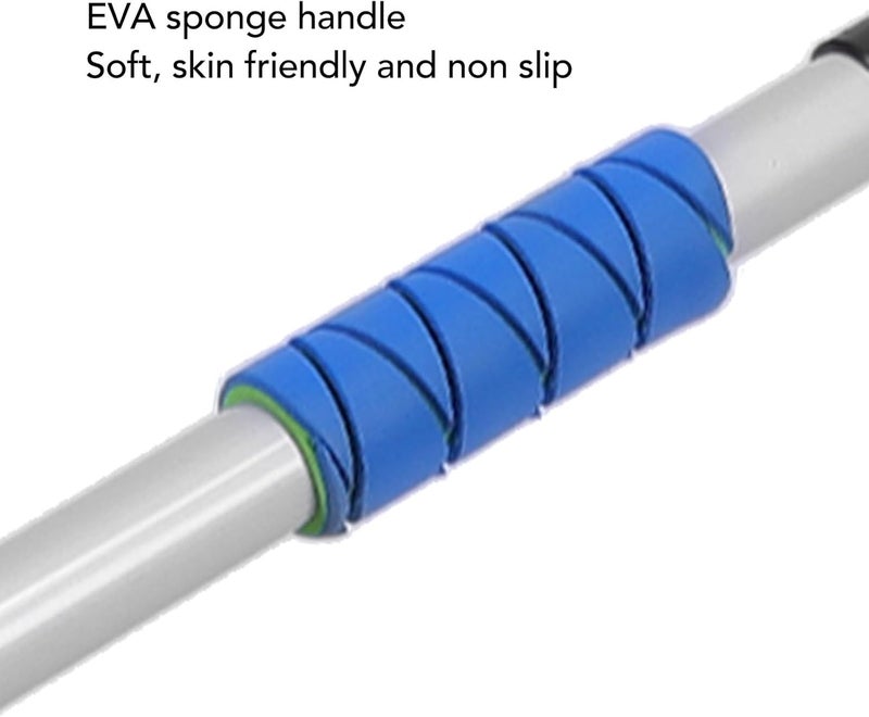 Car Snow Scrapers Aluminium Alloy, Snow Broom Ice Scraper for Car Windshield, Efficient Snow Removal Tool with Ergonomic Handle, Foldable Snow Brush Ice Scraper for Cars and Home U (Blue) - Image 2
