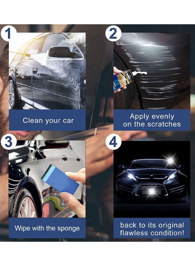 رايهونغ مزيل خدش ودوامة للسيارة ، ملمع ومرمم طلاء ، كريم إصلاح الخدوشإصلاح خدوش الطلاء ، أكسدة التآكل الخدوش 60 مل - Image 4