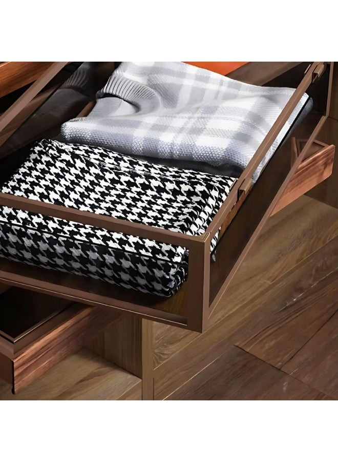 eurocliq Pull-Out Sliding Wardrobe Organizer with Detachable Baskets  - Image 3