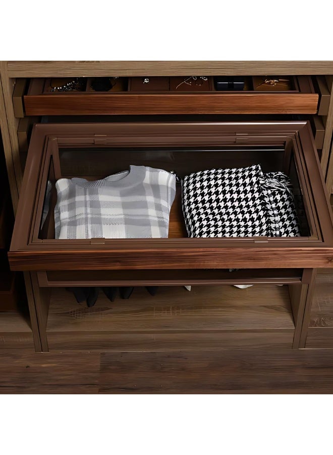 eurocliq Pull-Out Sliding Wardrobe Organizer with Detachable Baskets  - Image 5