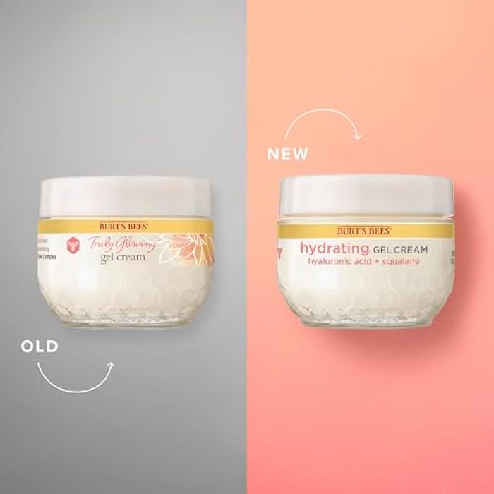 Burt's Bees Truly Glowing Replenishing Gel Cream, Moisturizer with Hydrate and Glow Complex for Normal and Combination Skin, 1.8 Fluid Ounces (Packaging May Vary) - Image 2