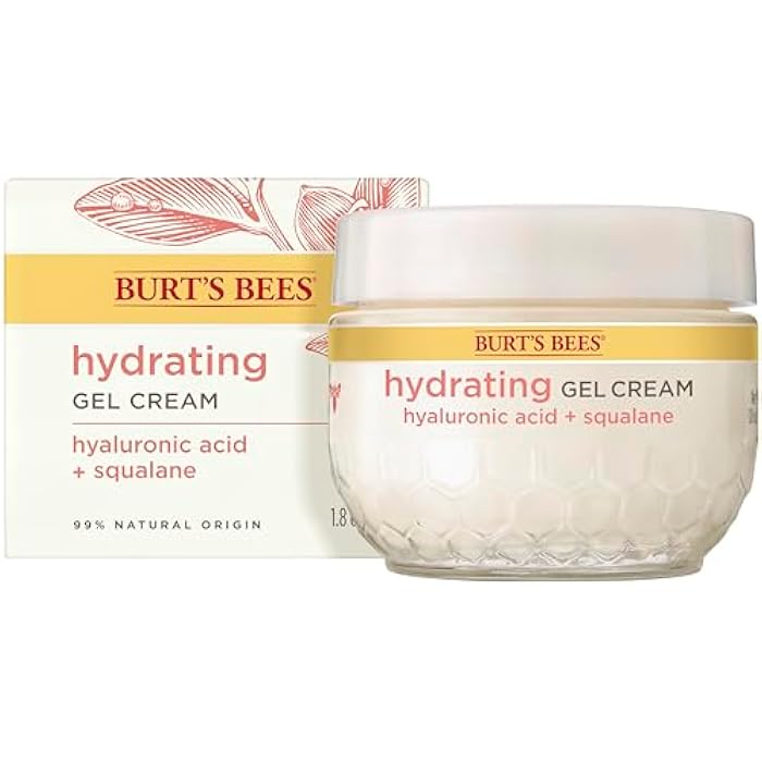Burt's Bees Truly Glowing Replenishing Gel Cream, Moisturizer with Hydrate and Glow Complex for Normal and Combination Skin, 1.8 Fluid Ounces (Packaging May Vary) - Image 1