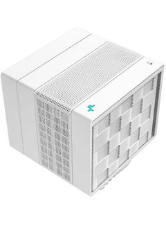 DEEPCOOL Assassin IV WH Premium Dual-Tower CPU Air Cooler, 7×Ø6mm Copper Heatpipes, 140mm + 120mm FDB Fans, LGA1700/AM5 Compatible, Dual-Mode (Performance/Quiet), Max RPM 1800, Max Airflow 61.25 CFM, Max Pressure 3.76 mmAq, 4-Pin PWM, 12V, White | R-ASN4-WHNNMT-G  - Image 2