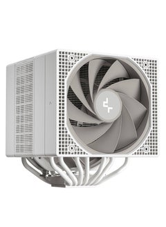 DEEPCOOL Assassin IV WH Premium Dual-Tower CPU Air Cooler, 7×Ø6mm Copper Heatpipes, 140mm + 120mm FDB Fans, LGA1700/AM5 Compatible, Dual-Mode (Performance/Quiet), Max RPM 1800, Max Airflow 61.25 CFM, Max Pressure 3.76 mmAq, 4-Pin PWM, 12V, White | R-ASN4-WHNNMT-G  - Image 3