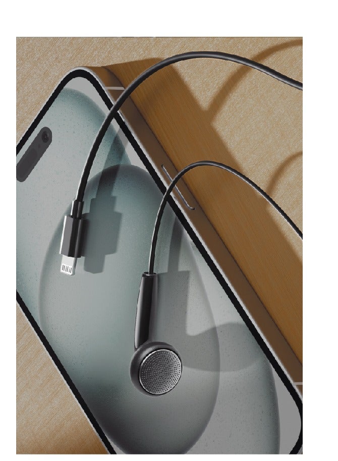 ليفور سماعة أذن سلكية أحادية من ليفور مع موصل لايتنينج LEW25 - أسود - Image 2