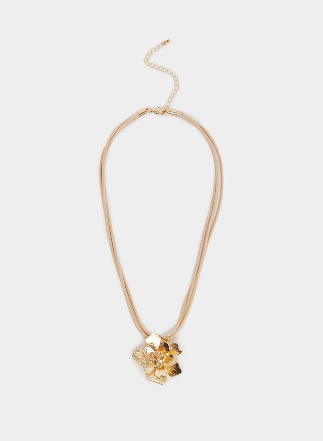 Styli Flower Pendant Necklace - Image 2