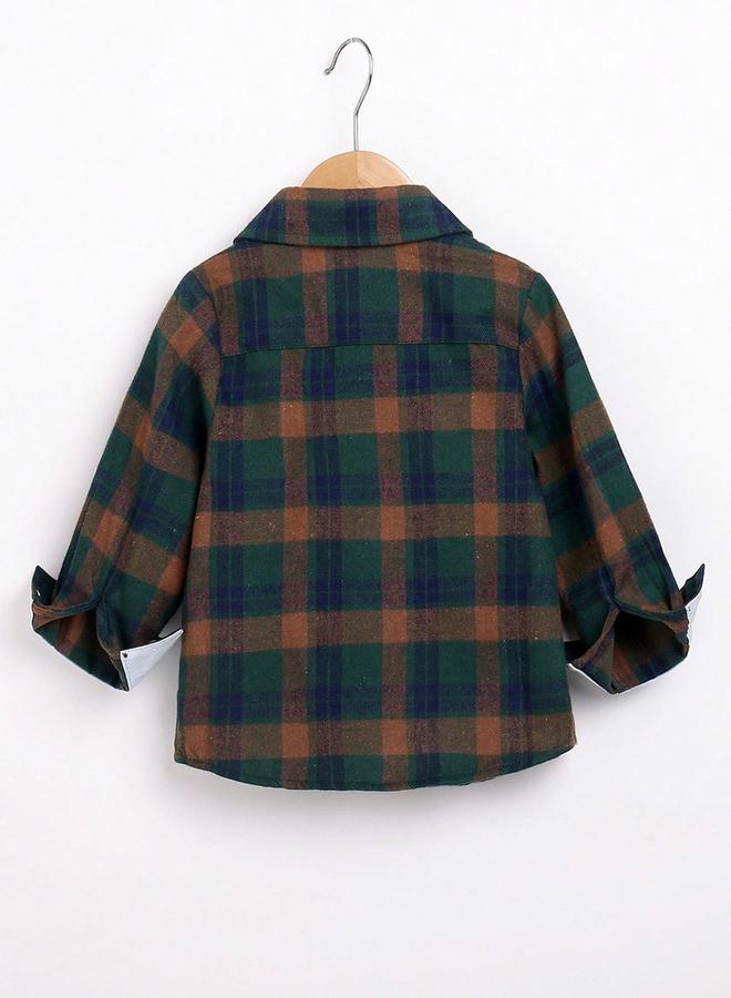 Take Two Boys Multi Checked Button Front Shirt - Image 2