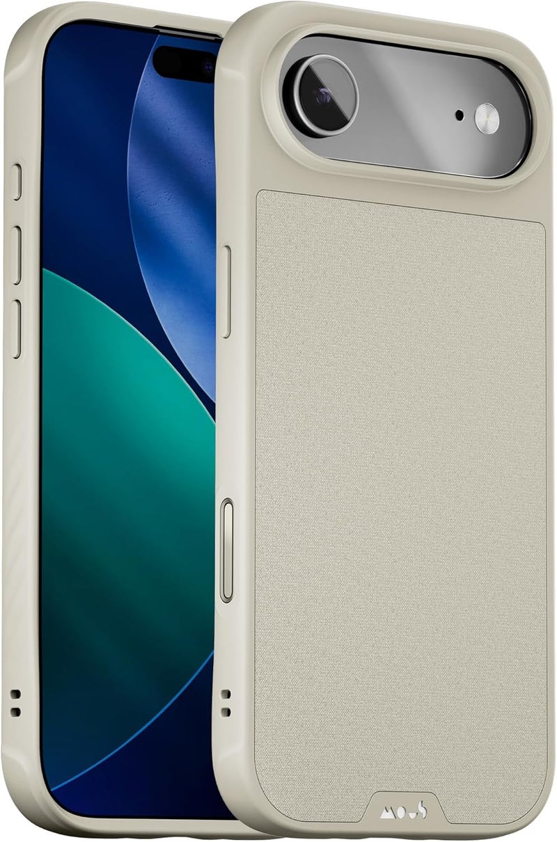 ماوس حافظة Limitless لهاتف iPhone Air/17 Air مقاس 6.5 بوصة، متوافقة مع MagSafe (غطاء التحكم في الكاميرا)، حافظة مغناطيسية واقية، مقاومة للصدمات، حماية كاملة للكاميرا، ظهر مقاوم للخدوش، حجر - Image 1