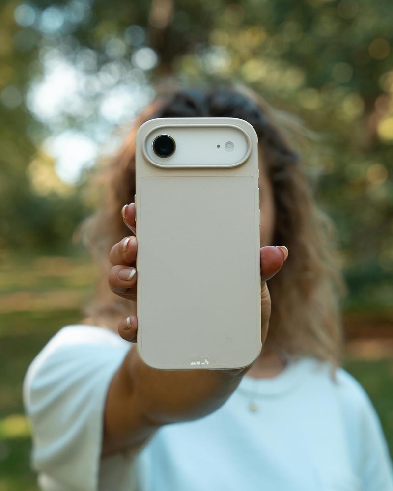 ماوس حافظة Limitless لهاتف iPhone Air/17 Air مقاس 6.5 بوصة، متوافقة مع MagSafe (غطاء التحكم في الكاميرا)، حافظة مغناطيسية واقية، مقاومة للصدمات، حماية كاملة للكاميرا، ظهر مقاوم للخدوش، حجر - Image 4