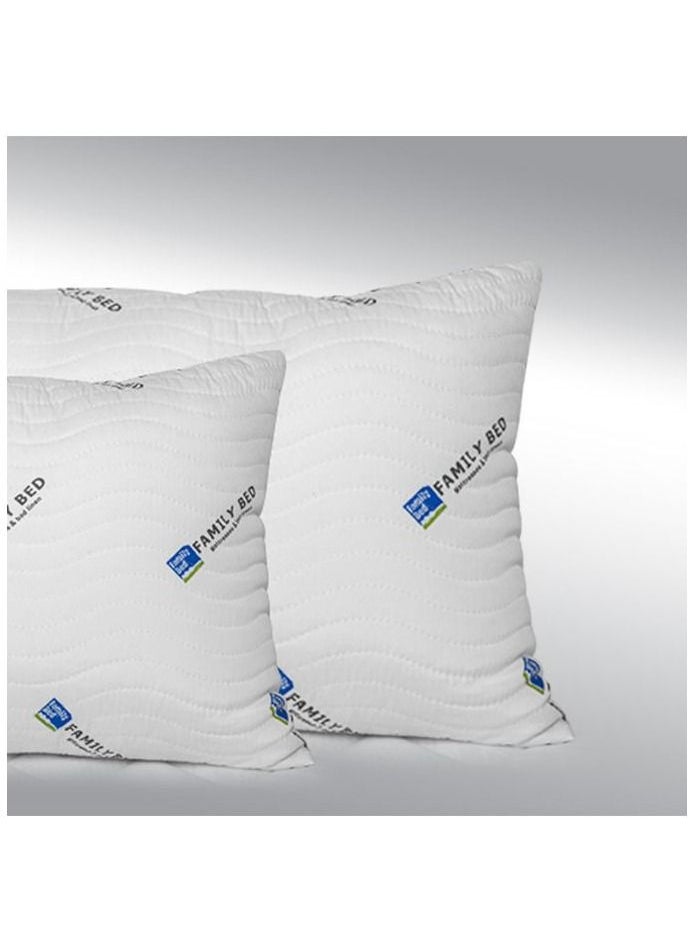 Family Bed Fiber Cushions Two Pieces Virgin Captonian Weighing 1000 Grams  - Image 2