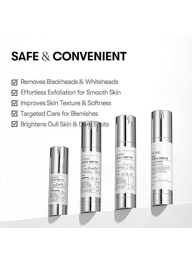 VT COSMETICS Mild Reedle Shot 50, Day and Night Repairing Essence for Dull, Tired Skin, Repair Acne and Pimples, Daily Skin Care, 50ml  - Image 4