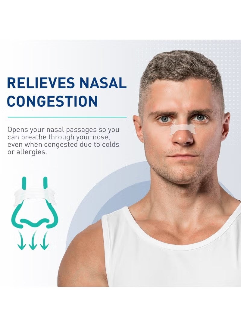 Breathe Right Anti-Snoring Respiratory Nasal Patch Starter Kit (26 Sticks)- Increases Oxygen, Reduces Snoring, Improves Sleep Quality - Sweat-resistant, Skin-safe Nose Patches - Image 4