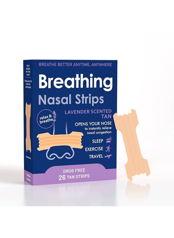 Breathe Right Anti-Snoring Respiratory Nasal Patch Starter Kit (26 Sticks)- Increases Oxygen, Reduces Snoring, Improves Sleep Quality - Sweat-resistant, Skin-safe Nose Patches - Image 1