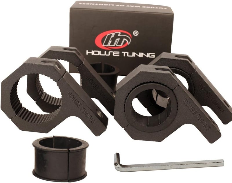 HOUSE TUNING Roll Bar Clamp Kit, 1.625" Clamp Mounts for ATVs & UTVs (Pack of 4) - Image 1