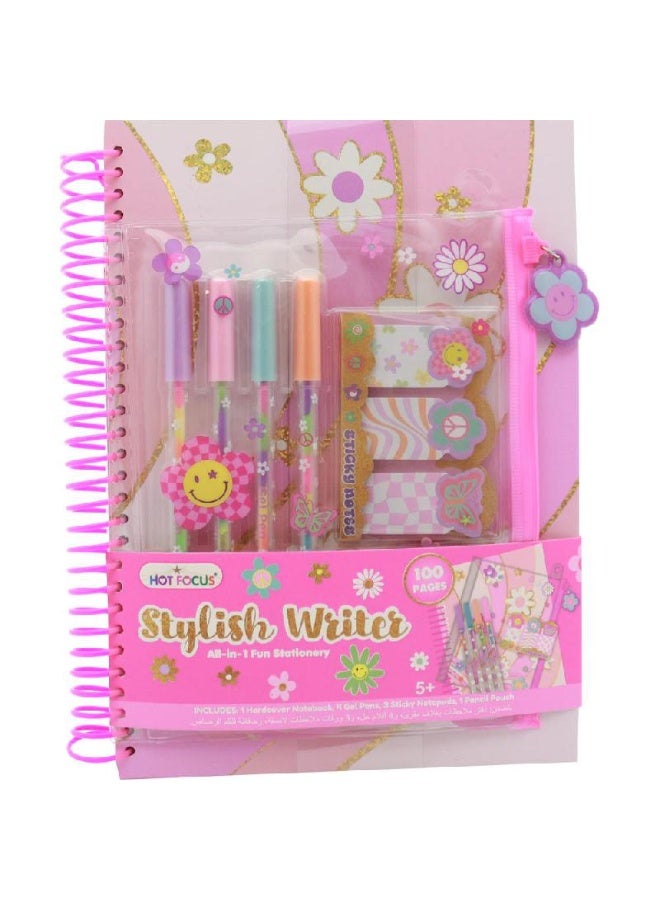Hot Focus Groovy Flower Organizer & Stationary - Image 1